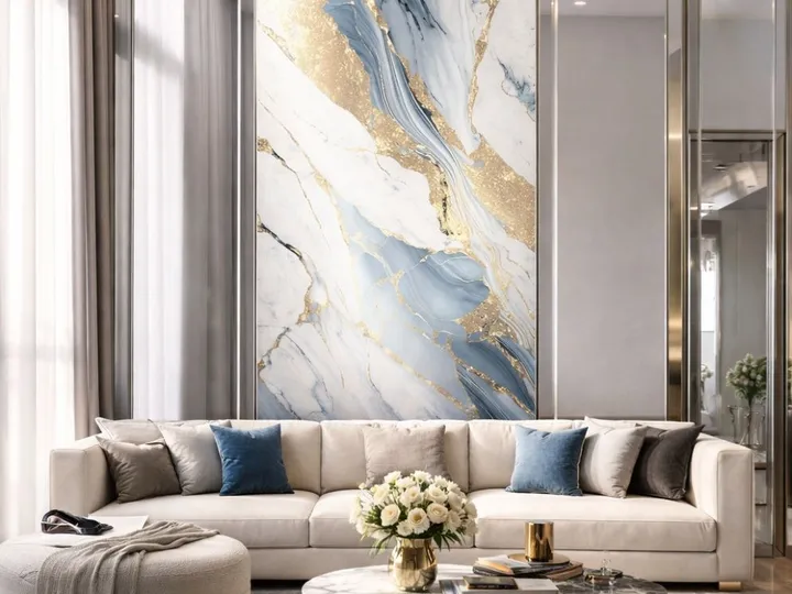 Prime Marble UGP 03 pada ruang tamu